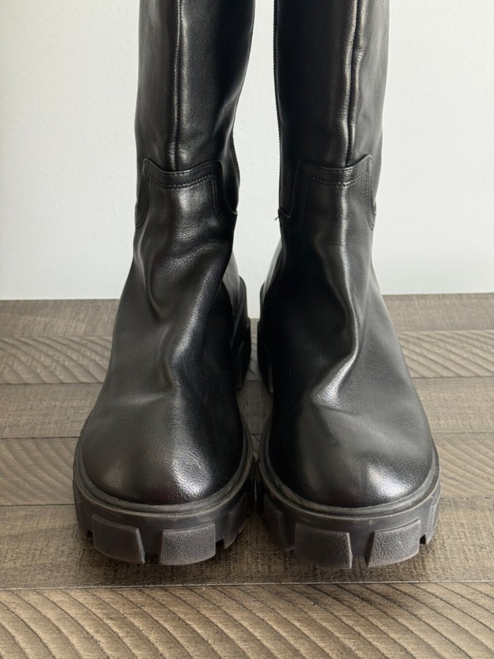 Sincerely Jules Black Chelsea Knee-High Boots Size 8.5 EUC - Picture 4 of 12